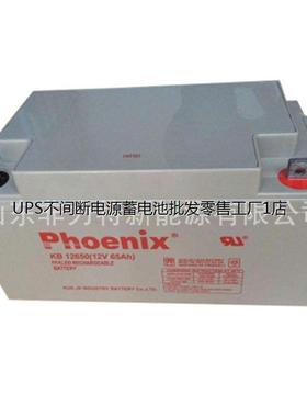 PHOENIX凤凰蓄电池KB12650 12V65AH直流屏UPS电源电力基站通讯