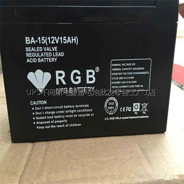 美国RGB蓄电池12V15AH-
