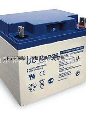 Ultracell蓄电池UL38-12 12V38AH 放电率20HR 阀控式 直流屏 UPS