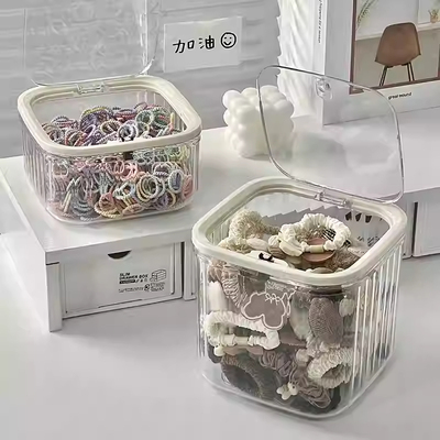 儿童发饰收纳盒小女孩头绳皮筋饰品盒发夹发卡头饰大容量首饰盒子