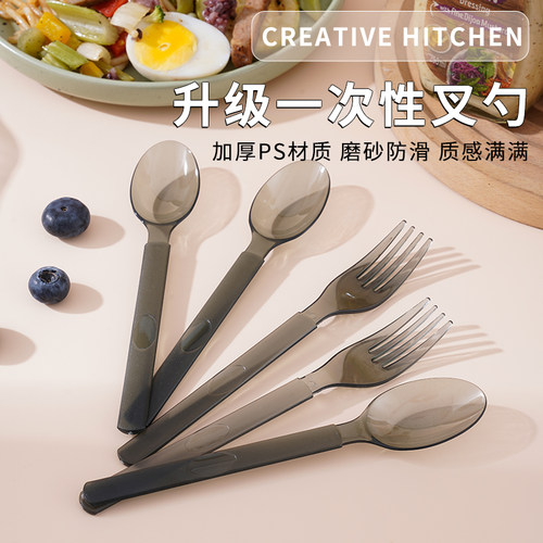 一次性勺子独立包装外卖甜品