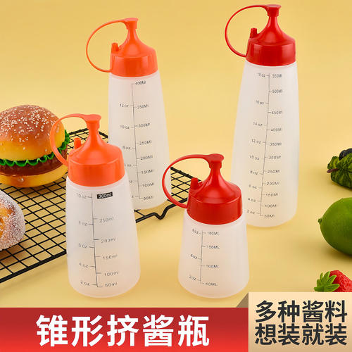 蕃茄酱挤压瓶蜂蜜尖嘴挤酱瓶