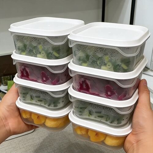 冰箱收纳盒冻肉分格盒子冷冻保鲜盒食品级冰箱专用食物分格收纳盒