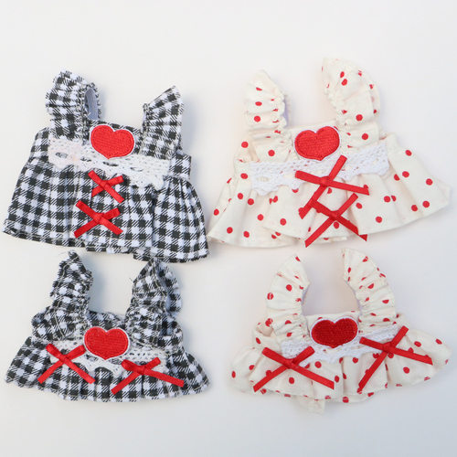 17cm拉布布裙子labubu着替10cm娃衣hellokitty玩偶公仔凯蒂猫裙子