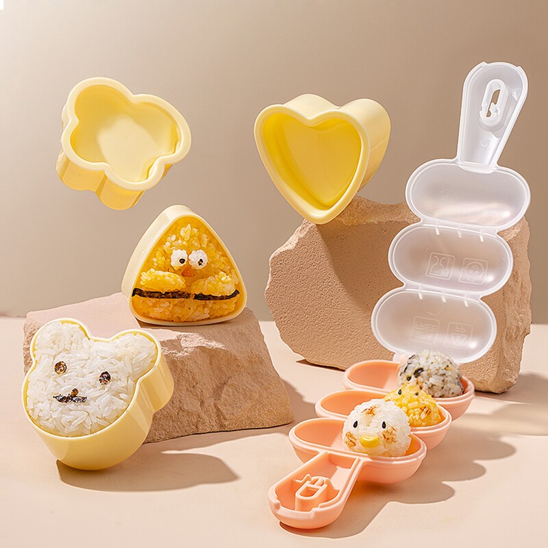 宝宝饭团摇摇乐模具寿司摇饭团神器安全儿童做米饭造型辅食