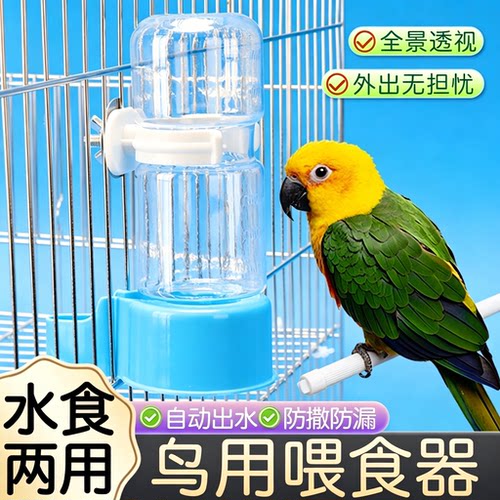 鸟用饮水器自动喂食器喂水喝水器虎皮鹦鹉八哥食盒喂鸟食罐鸟用品