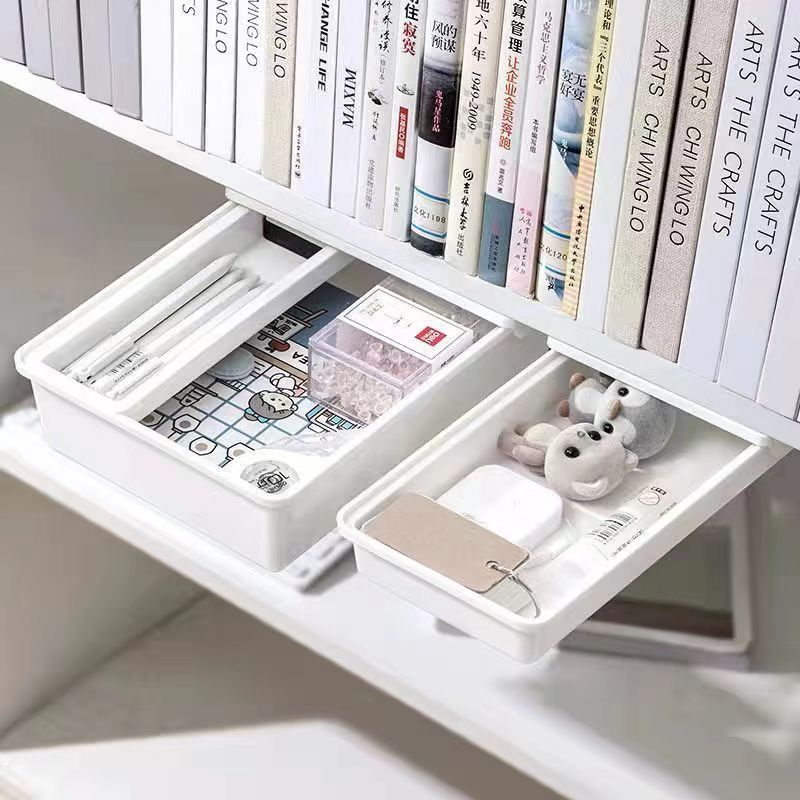 桌下抽屉式收纳盒办公室宿舍好物