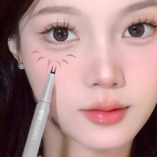 下睫毛双爪眼线液笔纤细卧蚕勾勒眼睑下至防水持妆不晕染二叉眉笔