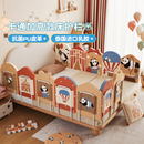 MeitingHome乳胶床围栏宝宝床边防掉护栏单块加高软包拼接床挡板