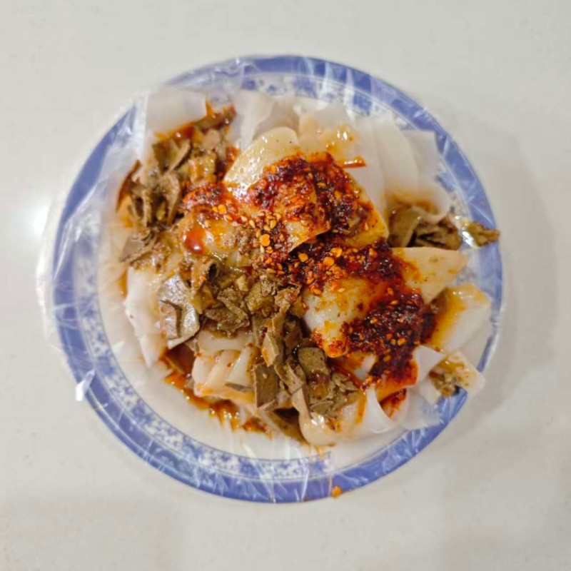 陕北特产镇川麻辣肝碗托榆林名小吃速食河神庙荞麦碗托速食6份装
