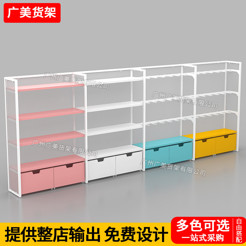 单面中岛挂钩展柜耳环摆放架精品