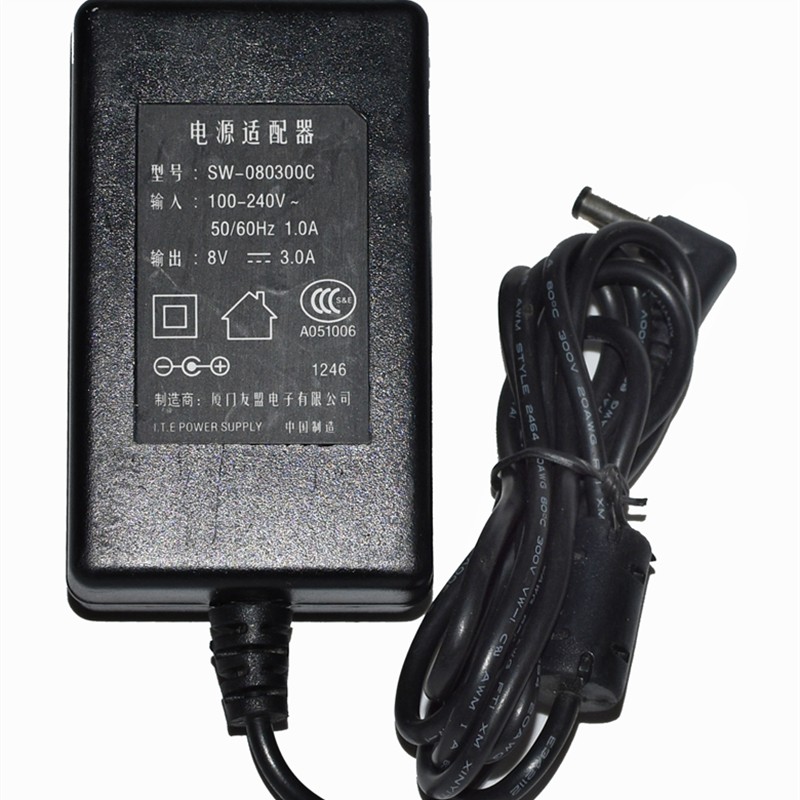 原装厦门友盟8V3.0A电源适配器型号SW-080300C