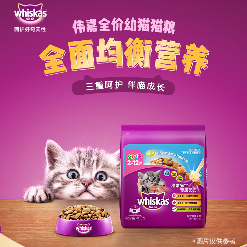 伟嘉猫粮300g幼猫海洋鱼