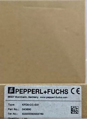 倍加福KFD0-CC-EX1全新原装正品未开封