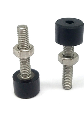 带低弹性橡胶内六角头止动防撞头压块缓冲器螺丝UNSTH4/5/6/8/10