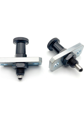 复位带法兰块可调方向细牙旋钮柱塞 分度销 FPXA FPXK8/10/12/16