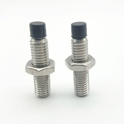 TDA56 PUSS6 碳钢 内六角 直杆型 带聚缩醛止动螺丝 固定凸端螺栓
