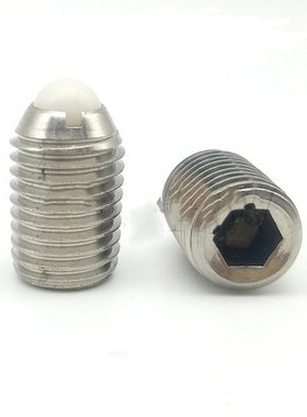 ZAH71 ZAH72 NMSL NSML树脂头球头柱塞加长型不锈钢尼龙珠波珠螺