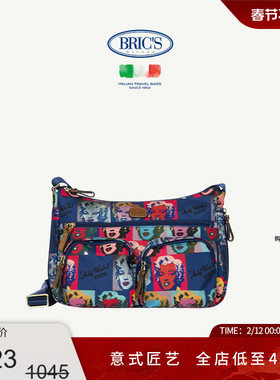 BRICS/斜挎包 Andy Warhol x Bric's联名系列梦露印花斜挎包