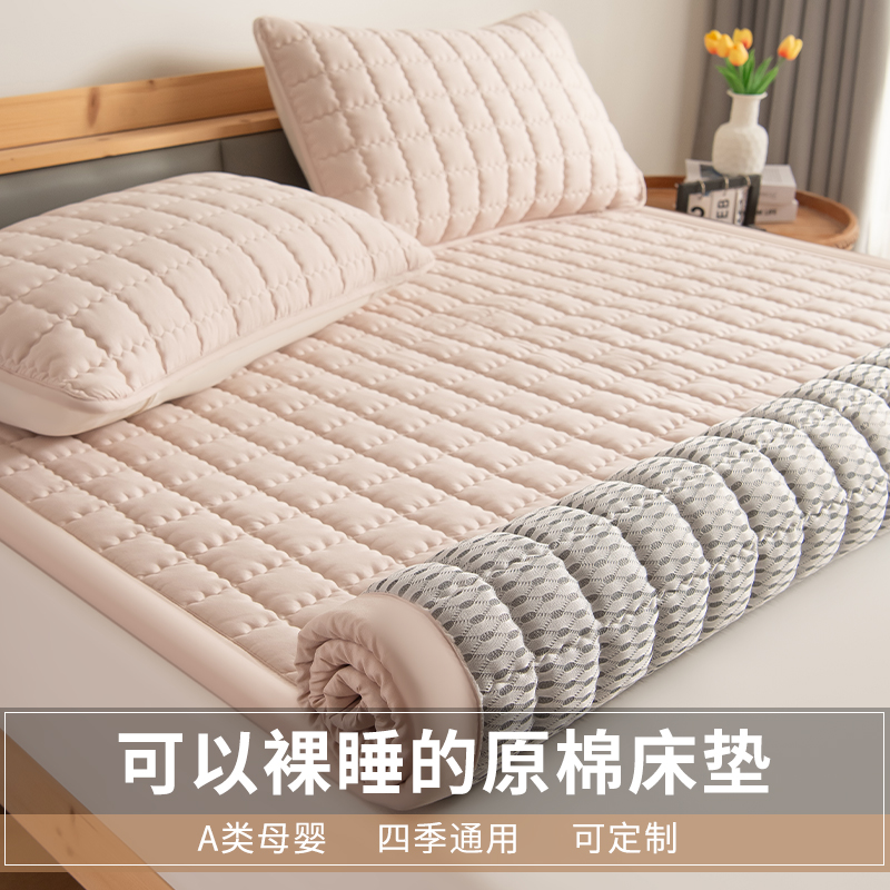 a类防滑铺底床垫四季通用可机洗