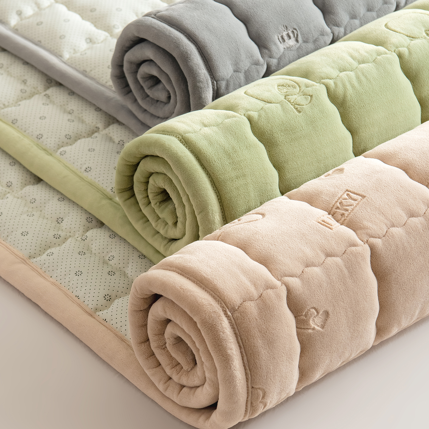 冬季加厚牛奶绒床垫保暖床毯褥子