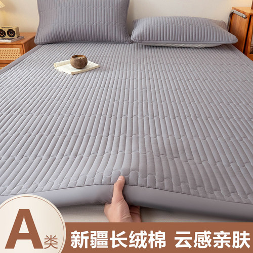纯棉床褥垫加厚褥子单人防滑床单