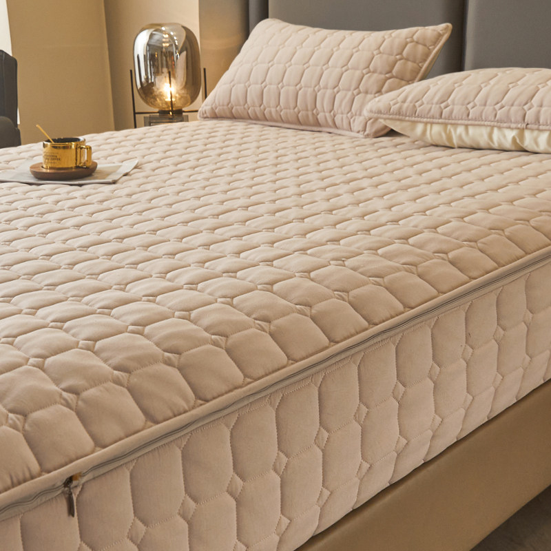 六面全包夹棉床笠床单套宿舍防滑床垫套保护罩四季通用a类母婴级,床上用品,床笠,淘宝优惠券,粉丝福利购,淘宝优惠卷