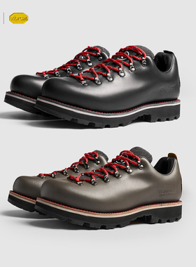 TCMADExLRxVibram大底登山鞋湿地止滑耐磨徒步城市户外油珠牛皮鞋