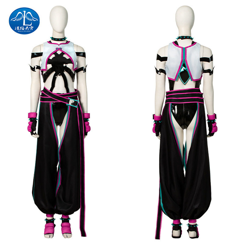 漫路云霄街霸朱莉Juri同款cosplay服女M20230632/M20230614