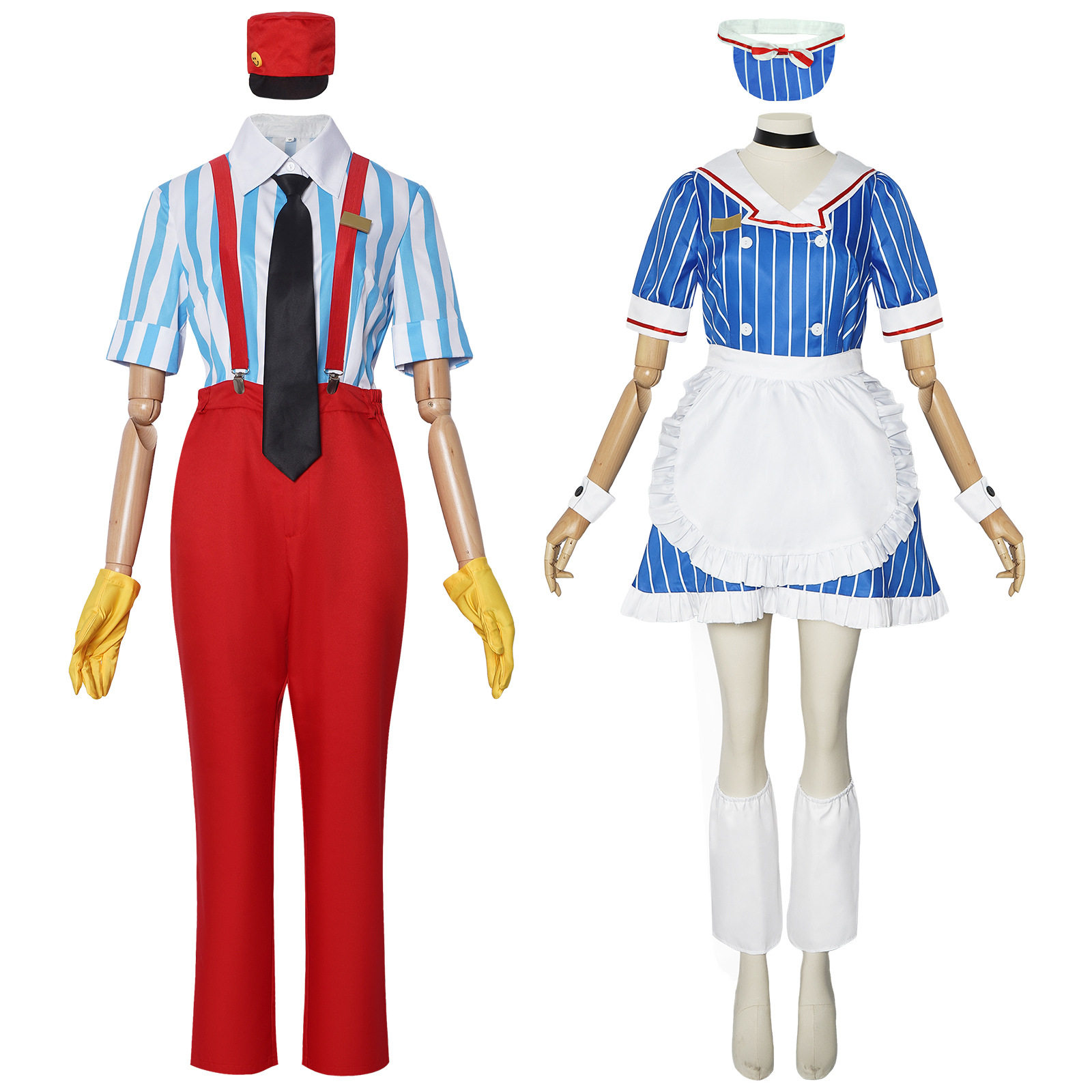 动漫眠师cos服眠术重音女仆装背带裤cosplay动漫角色扮演服装