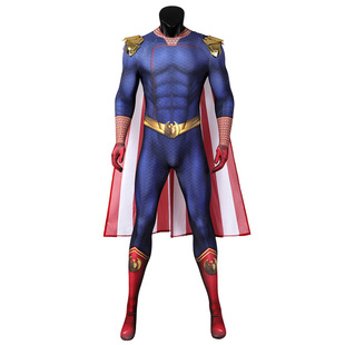 黑袍纠察队第三季cosplay祖国人紧身衣披风套装万圣节英雄服