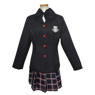 女神异闻录5 芳泽霞cos服 P5新岛真冬季校园cos制服cosplay服装