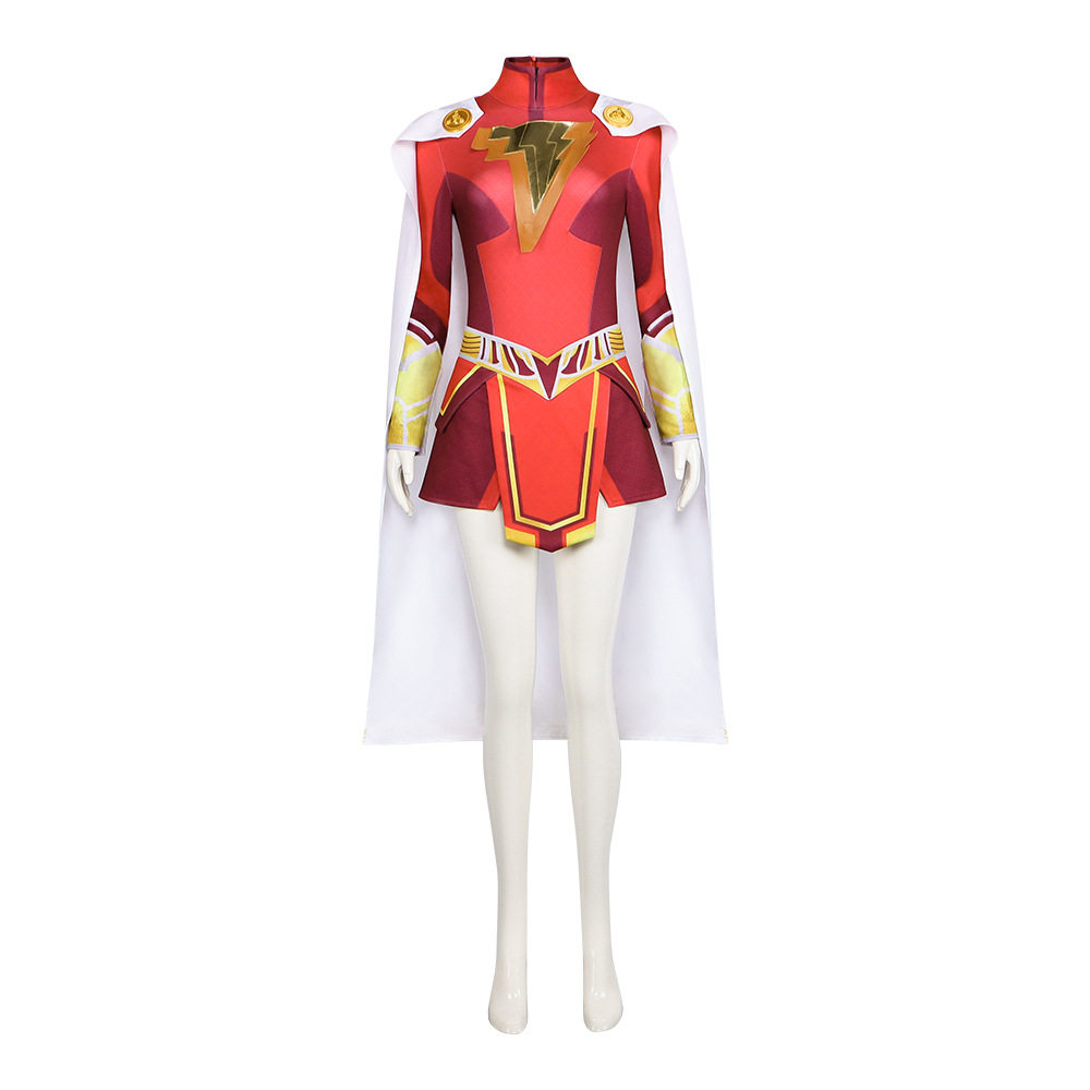 雷霆沙赞众神之怒cos服女款连体衣角色扮演cosplay万圣节表演服装