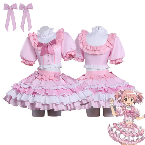 日漫新款魔法少女小圆cos服小圆Magia打歌服cosplay动漫