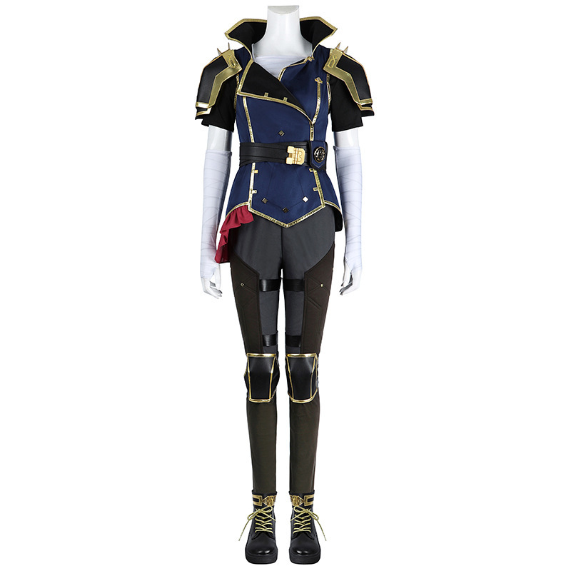 游戏英雄联盟cosplay双城之战2 vi 蔚cos服装帽子配饰套装女
