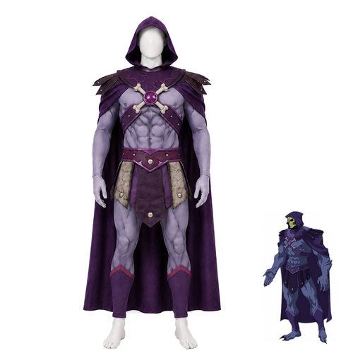 骷髅王cos服宇宙巨人希曼Skeletor经典版全套万圣节角色扮演高配