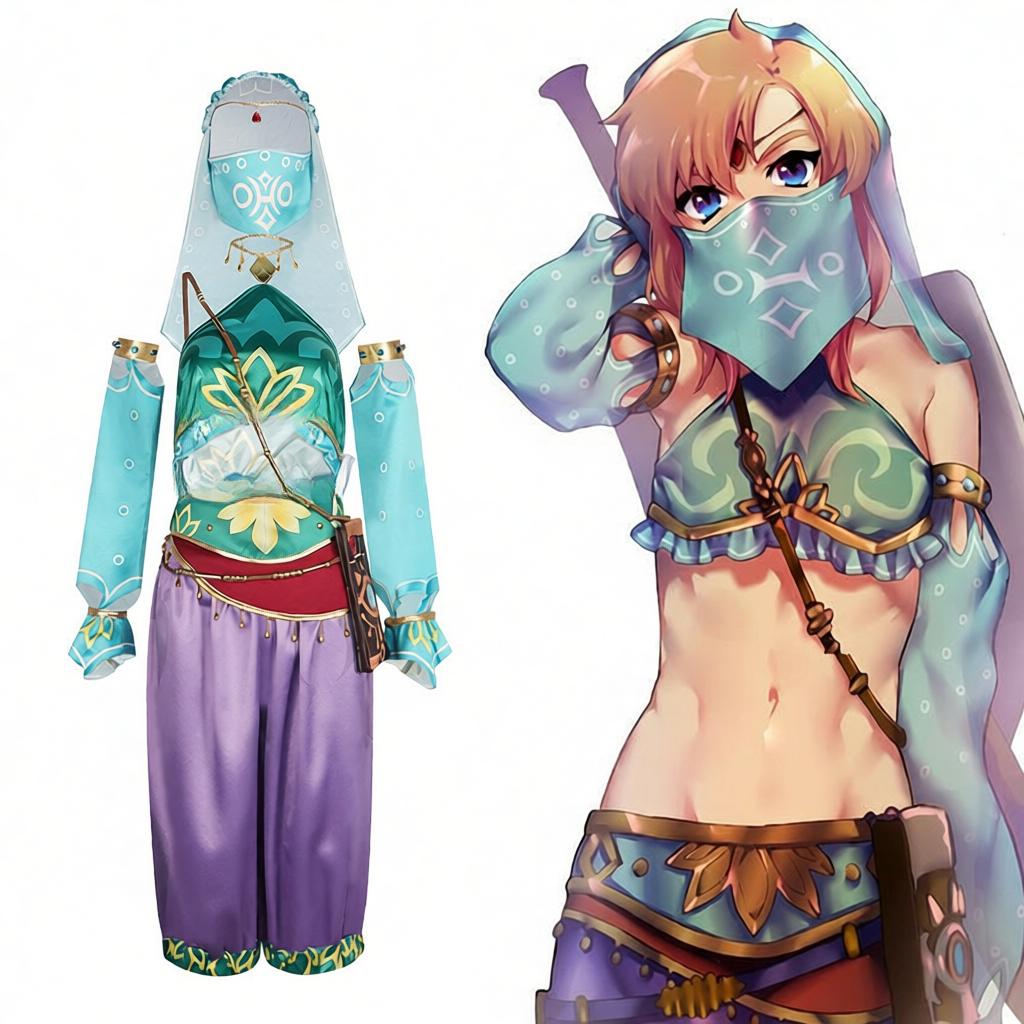 塞尔达公主cos服塞尔达传说王国之泪林克女款动漫游戏同款cosplay图片