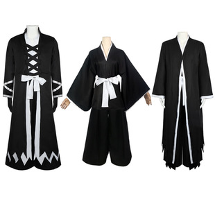 死神BLEACH千年血战篇服装黑崎一护死霸装露琪亚cos服全套