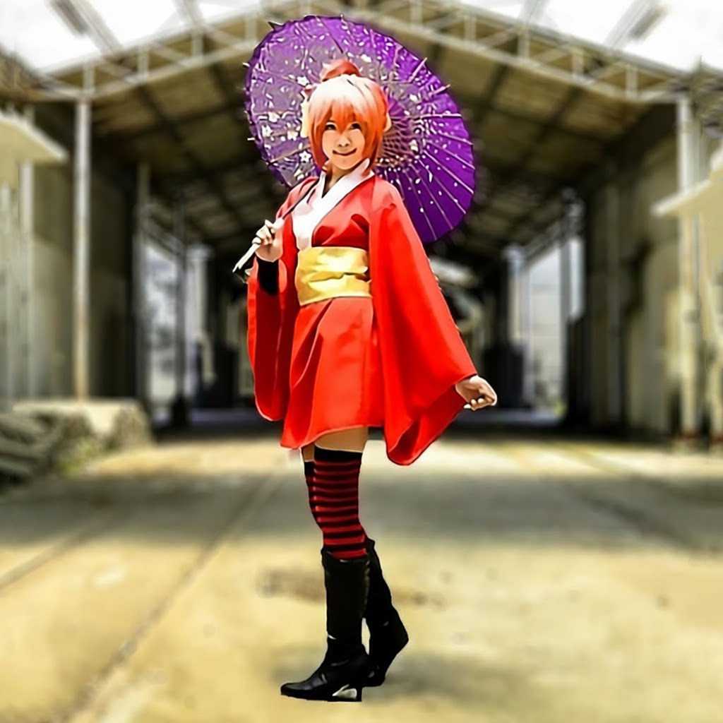 银魂吉原神乐cos服和服万圣节角色扮演cosplay服装全套