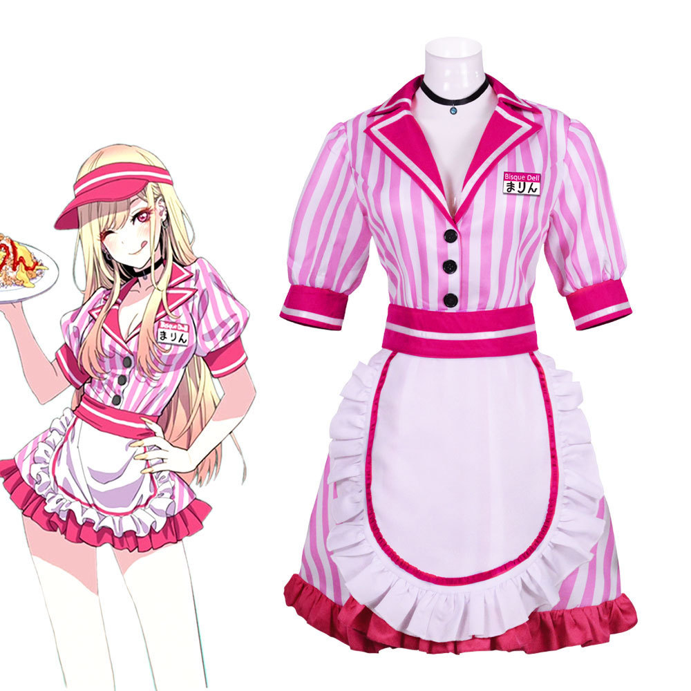更衣人偶坠入爱河cos服喜多川海梦cosplay可爱服务生甜妹风女仆装