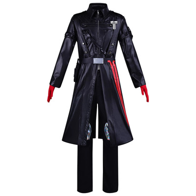 典狱长格赫罗斯三角洲行动cos服装角色扮演cosplay皮衣风衣儿童