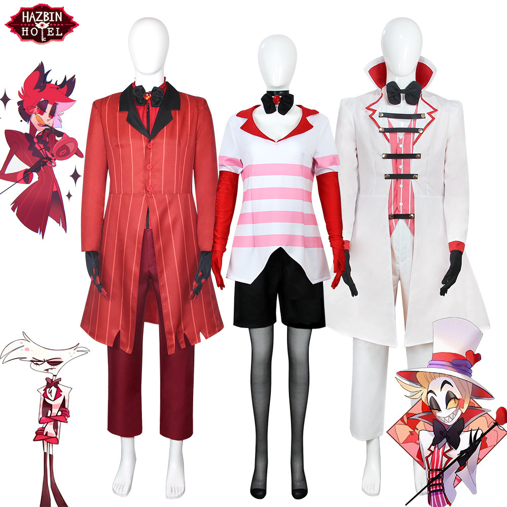 地狱客栈ALASTOR cospaly服装 地狱客栈旅馆酒店女装cos服