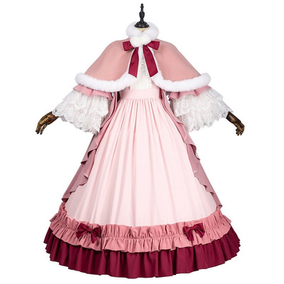 GOSICK哥特萝莉侦探事件簿cos维多利加cosplay粉色洋装礼服G5413