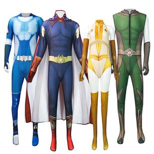 黑袍纠察队cos服 祖国人套装 深海连体衣 星光 高铁侠扮演cosplay