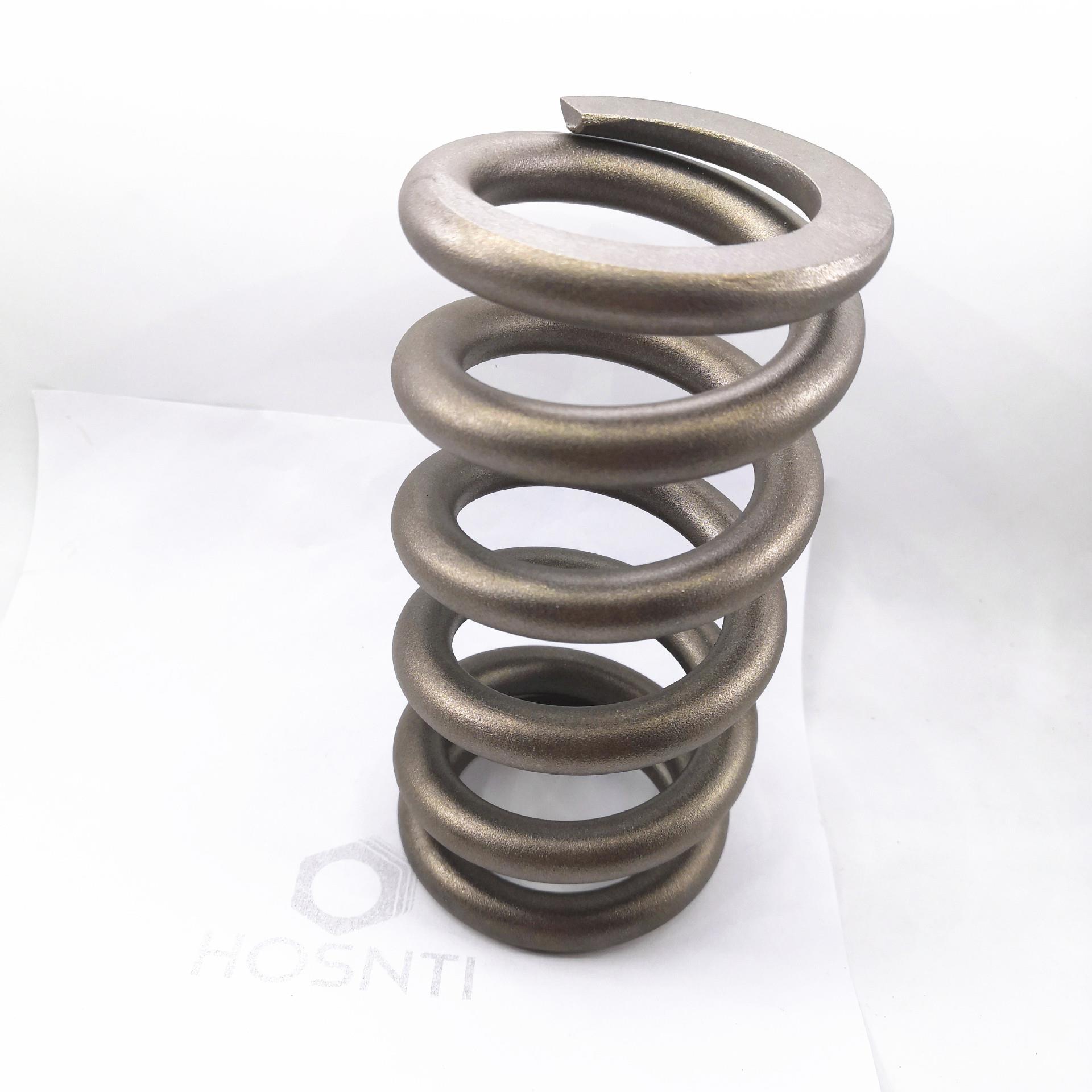 TC4 TB9 弹簧 抛光钛合金弹簧耐腐蚀压力弹簧两端磨头 激光打标