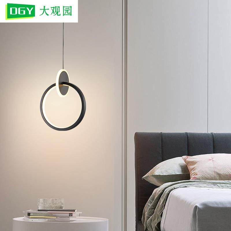 床头吊灯现代房间卧室吊线灯客厅电视背景墙吊灯极简中山灯具314L,家装灯饰光源,智能吊灯,淘宝优惠券,粉丝福利购,淘宝优惠卷