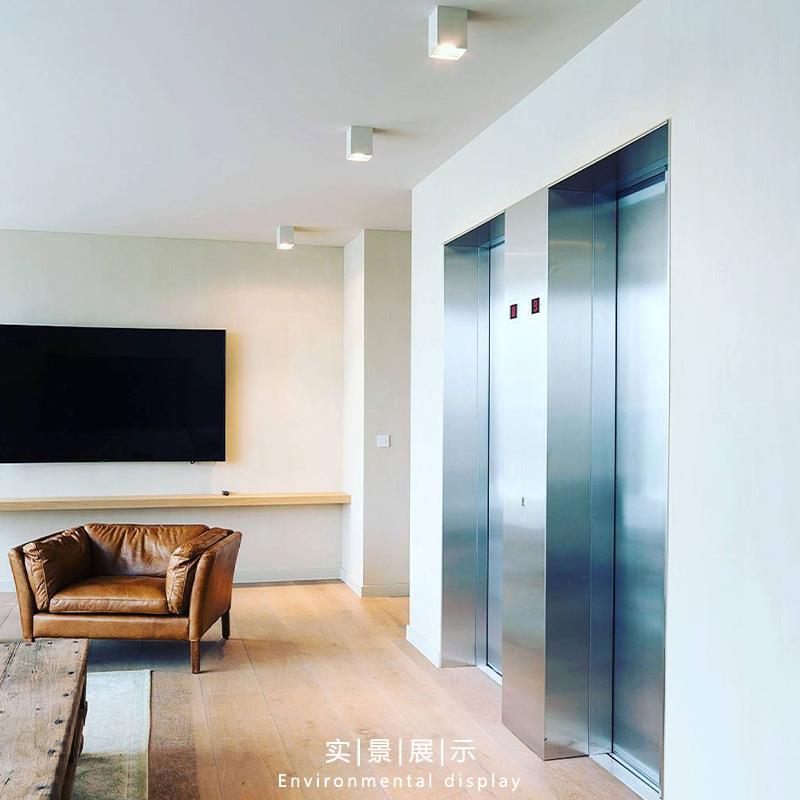 方形明装筒灯吊顶走廊过道防眩光灯单头厨房客厅商用明装cob筒灯