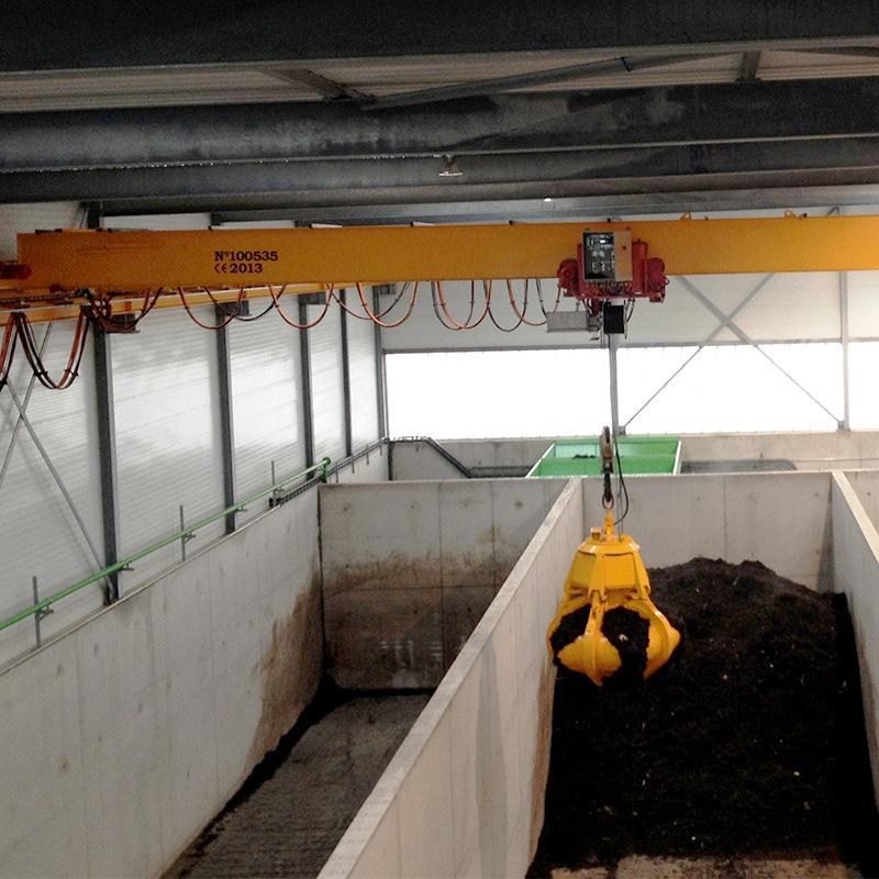 LDZ型电动单梁抓斗起重机 5t10吨单梁桥式抓斗行车天车 20t垃圾吊