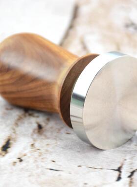 30LBS恒定弹力压粉器红贵宝实木手柄304不锈钢底座51/53/58MM