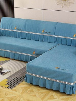 销沙发垫套四季通用防滑坐垫子现代简约全包萬能沙发套罩盖布巾厂
